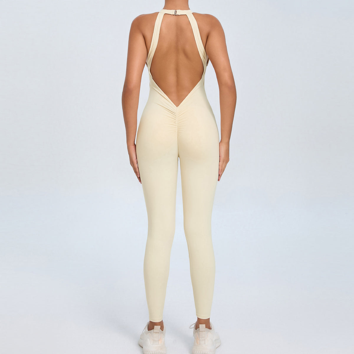 SculptBack Halter Performance Jumpsuit