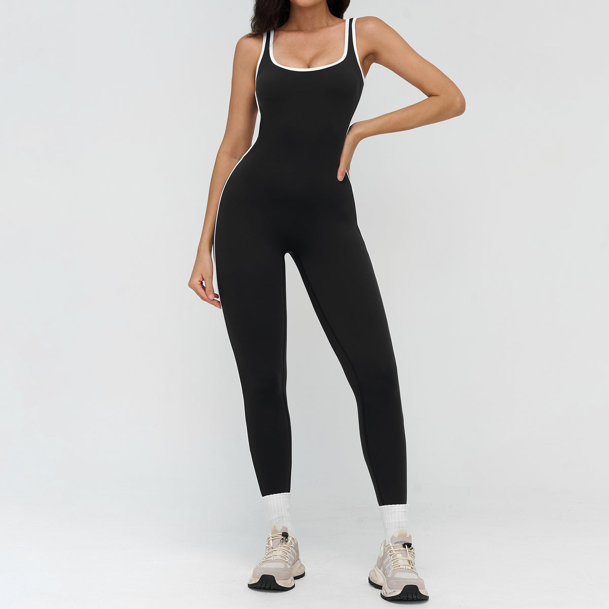ContourFlex Colour-Block Jumpsuit