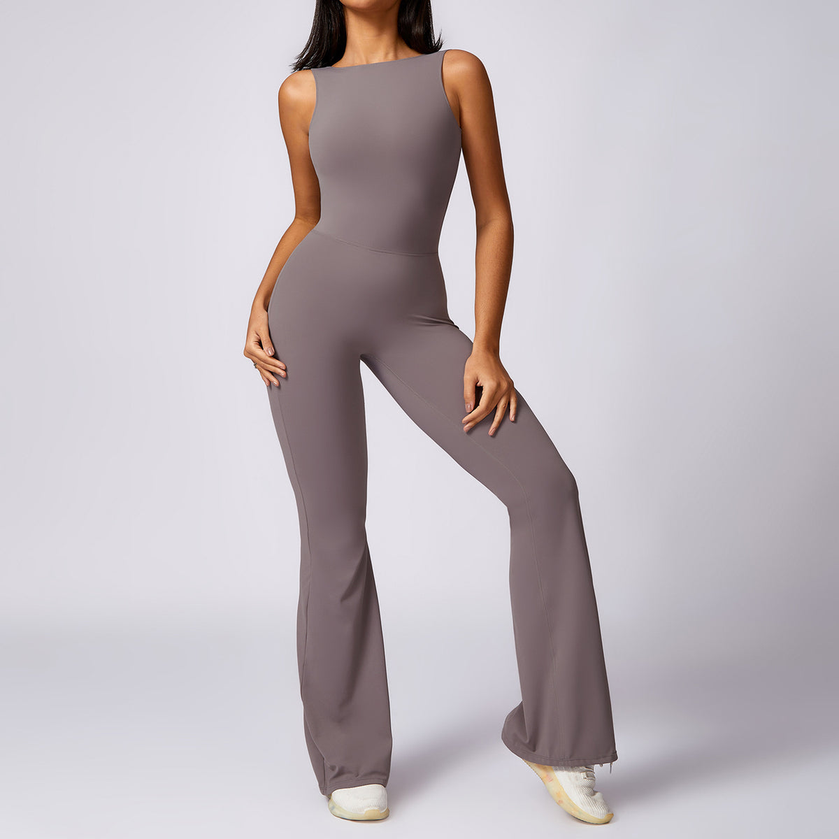 SculptFlow Flared Performance Jumpsuit