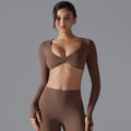SculptV Deep-Neck Crop Top