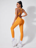 Sculpt Cross-Back Jumpsuit