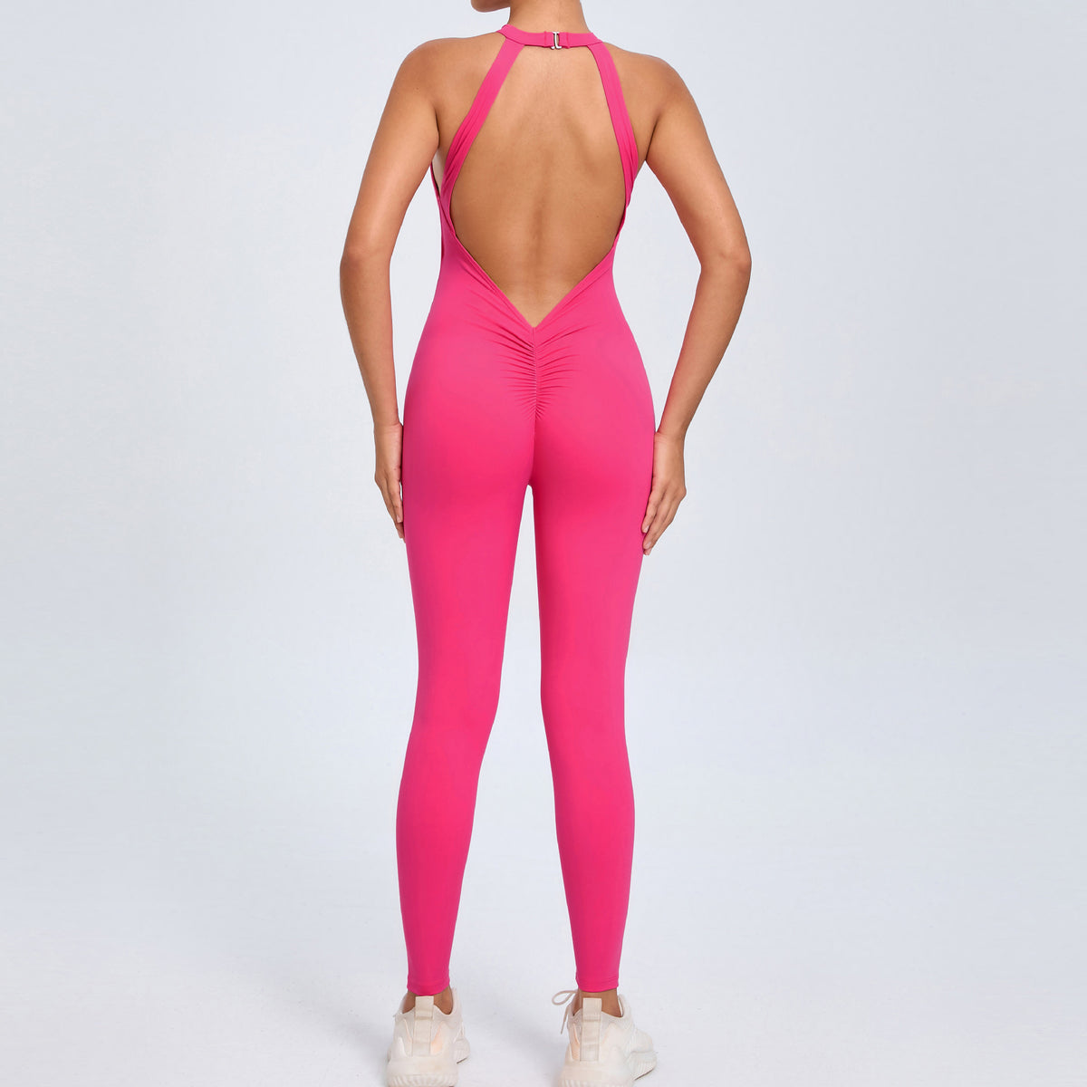 SculptBack Halter Performance Jumpsuit