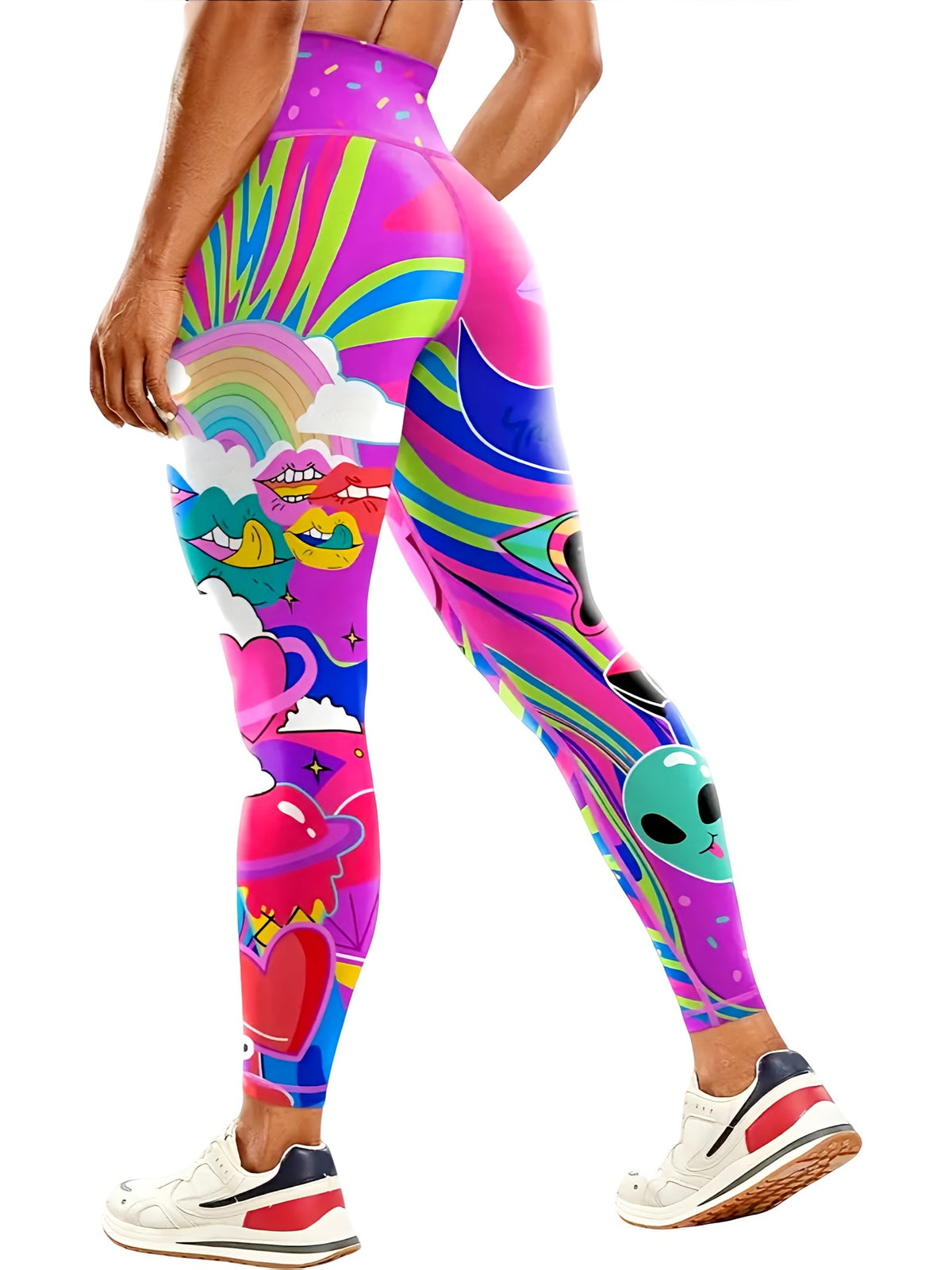 FlexPrint High-Waist Leggings