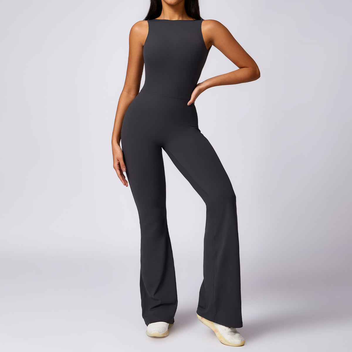 SculptFlow Flared Performance Jumpsuit