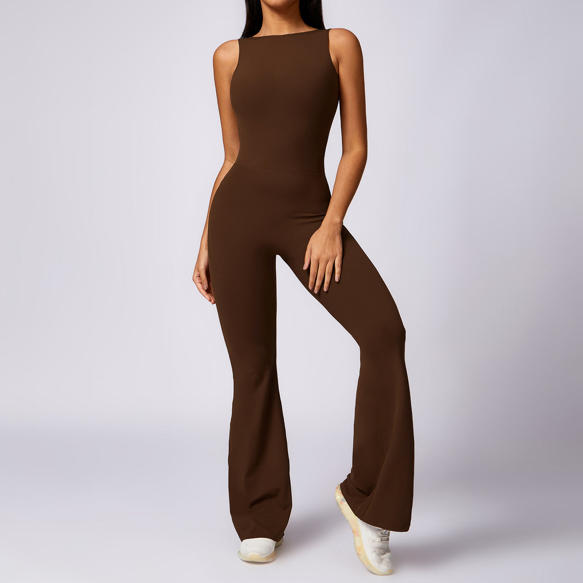 SculptFlow Flared Performance Jumpsuit
